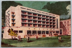 Postcard Winter Palace Hotel Luxor Egypt Architecture