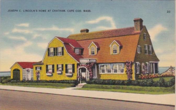 Massachusetts Cape Cod Joseph C Lincoln's Home At Chatham