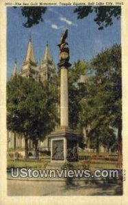 Sea Gull Monument, Temple Grounds - Salt Lake City, Utah UT  