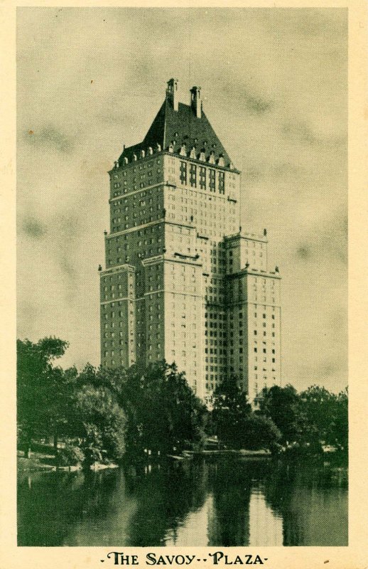 NY - New York City. The Savoy Plaza