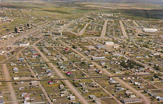 Canada Aerial View Dawson Creek British Columbia