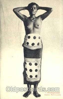 Madagascar Femme Antaimorona African Nude Unused 