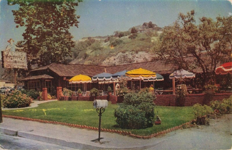 Farmer John's Restaurant Bel-Air Los Angeles California Postcard 2T3-630 