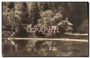 Old Postcard Bagneres de Luchon Lake Quinconcee