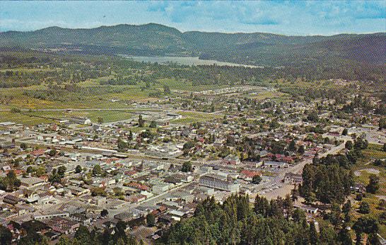 Canada Aerial View Of Duncan British Columbia