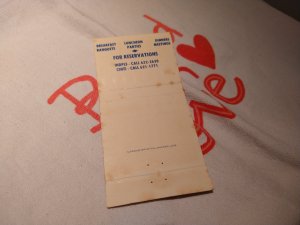 Vintage Sherman House Century Old Inn, Batesville, Indiana Matchbook Cover