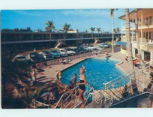 Pre-1980 RISQUE BATHING SUIT GIRL MOTEL ON LIDO BEACH Sarasota FL B6415@