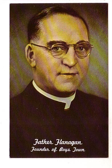Portrait of Father Flanagan, Founder of Boys Town, Nebraska, Photo Samuels Ar...