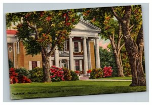 Vintage 1940's Postcard Gardens Mansion in Oglebay Park Wheeling West Virginia