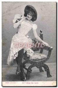 Old Postcard Miss Elise de Vere