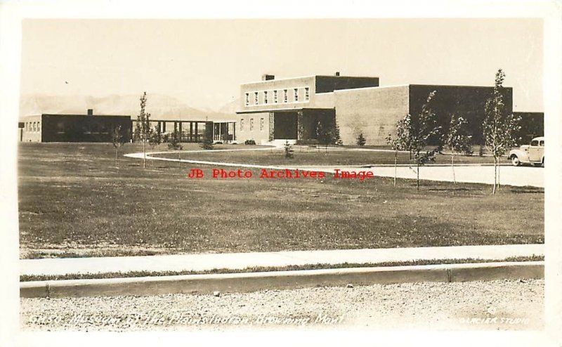 MT, Browning, Montana, RPPC, Museum Of Plains' Indians, Glacier Studio Photo