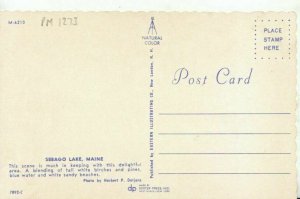 America Postcard - Sebago Lake - Maine - Ref TZ7760