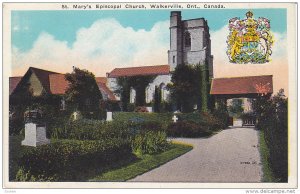WALKERVILLE , Ontario , Canada , 1910s ; St Mary´s Episcopal Church ; With C...