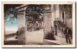 Cagnes sur Mer - Rue Hippolyte Guis - Old Postcard