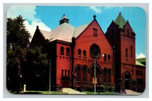 Vintage 1950's Postcard First Congregational Church E Chicago St. Elgin Illinois