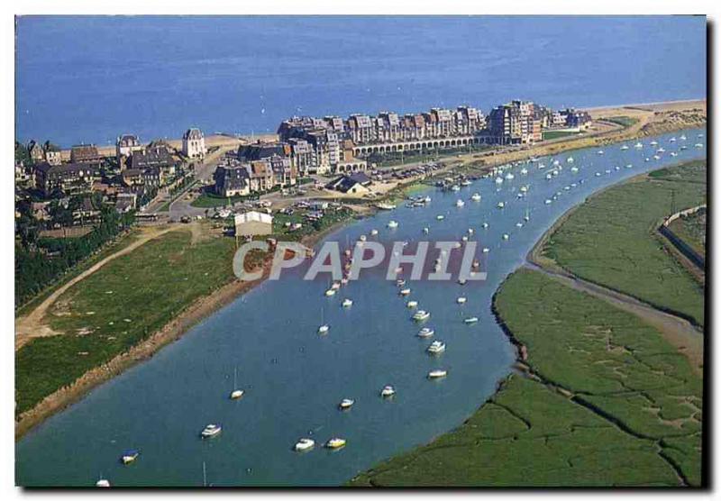 Modern Postcard The flowery Riviera Cabourg Calvados Beach shipping Flowers D...