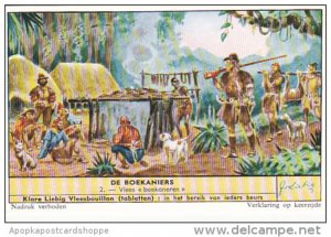 Liebig Trade Card s1684 Buccaneers No 2 Vlees boekaneren