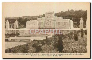 Old Postcard La Ferte sous Jouarre S and M high Memorial to the memory ds mis...