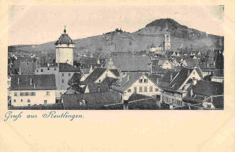 Gruss Aus Reutlingen Baden Württemberg Germany 1905c postcard