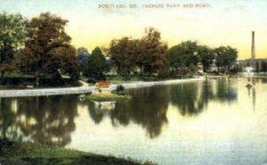 Deering Park & Pond in Portland, Maine