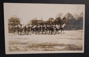 Mint Postcard America Guard Mount Fort Slocum NY USA Band March Military Army