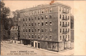 Edwin Branning & Son Building, Cedar Ave & W 177th St New York NY Postcard P73