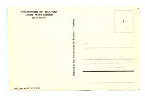 St. Martin - Philipsburg. Main St  (NWI)  *Embossed with Addressee