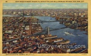 Manhattan Bridge in New York City, New York