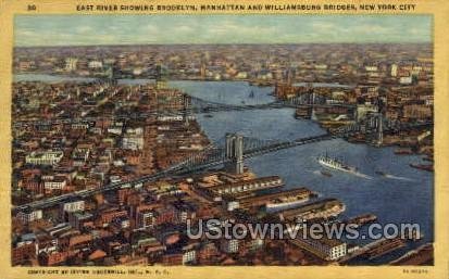 Manhattan Bridge in New York City, New York