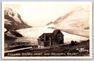RPPC  Columbia Icefield Chalet  Athabasca Glacier  Postcard
