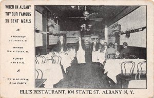 Albany New York Ellis Restaurant, Interior, Photo Print W/ Border PC U7847