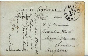 Genealogy Postcard - Mannder? - Devonshire House, Crouch Hill, London - 2961A