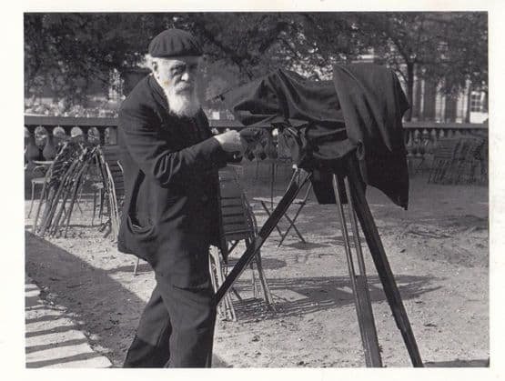 Luxembourg Tripod Camera in Garden Party AWARD Photographer Photo Postcard