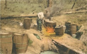 Postcard North Carolina Southern Pines Moonshine Albertype hand colored 23-10187