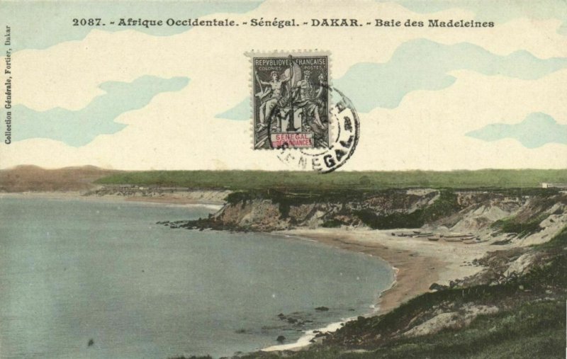 CPA AK Sénégal Afrique Fortier 2087. Dakar - Baie des Madeleines (67969)