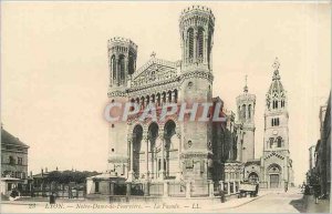 Old Postcard Lyon Notre Dame de Fourviere