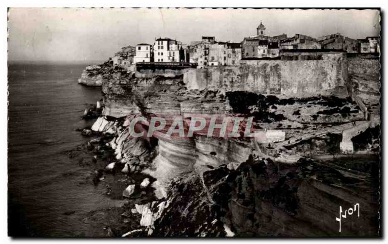 Old Postcard Corsica Corsica Bonifacio's cliff