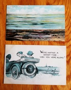 2 Early 1900’s R.P.O. Post Cards