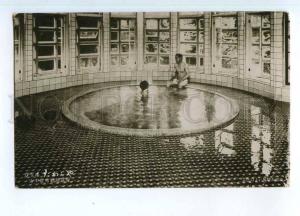 247147 JAPAN semi-nude couple in bath Vintage postcard