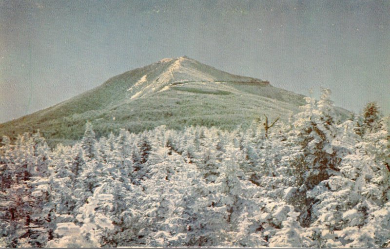 New York Adirondacks Winter View Of Whiteface Mountain