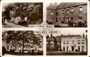 Wassell Grove North Worcestershire Estate Multiview Real Photo Vintage Postcard