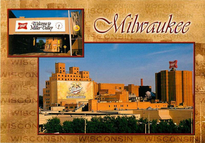 Milwaukee WI Miller Brewery 2000s Postcard