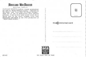 Movieland Wax Museum   Natalie Woods Continental Size: Approx 4 X 6 inches (1...