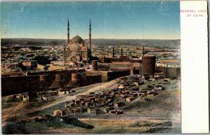 Cairo Egypt General View of City Vintage Postcard Q16