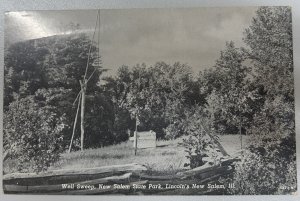 Well Sweep New Salem State Park Lincoln's New Salem IL Postcard PC288