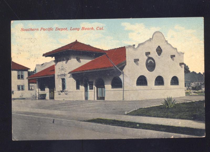 LONG BEACH CALIFORNIA SOUTHERN PACIFIC RAILROAD DEPOT 