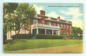 Governor's Mansion Charleston West Virginia WV Postcard 