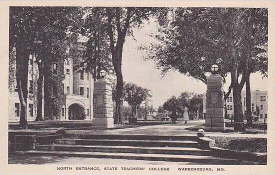 Missouri Warrensburg North Entrance Teachers College Albertype