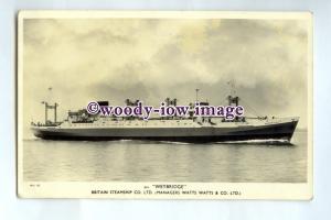 pf0225 - Watts , Watts & Co Cargo Ship - Weybridge , built 1958 - postcard