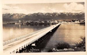 Polsoa Montana Bridge Mtn View Real Photo Antique Postcard K16689